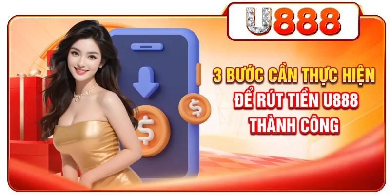 3 bước cần thực hiện để rút tiền U888 thành công