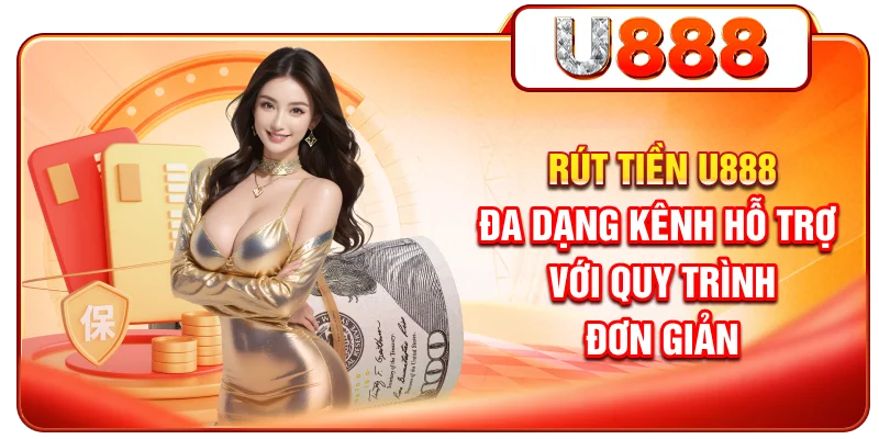 Rút tiền U888 đa dạng kênh hỗ trợ với quy trình đơn giản